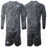 Chelsea Målvakt Bortadräkt Barn 2024-25 Långärmad (+ Korta byxor)